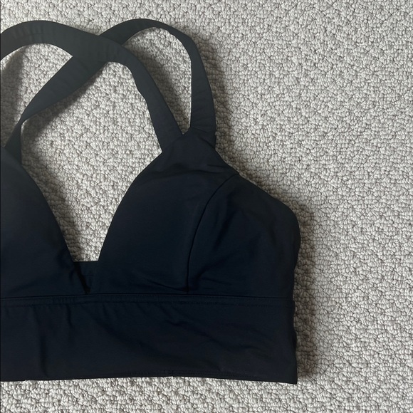 Lululemon Athletic Black Cross-Strap Bra - Picture 3 of 5